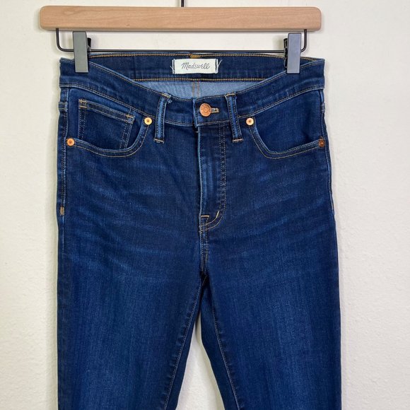 Madewell Women’s 9" High-Rise Skinny Jeans Size 27 Tencel Denim F8990 Blue - Picture 5 of 12